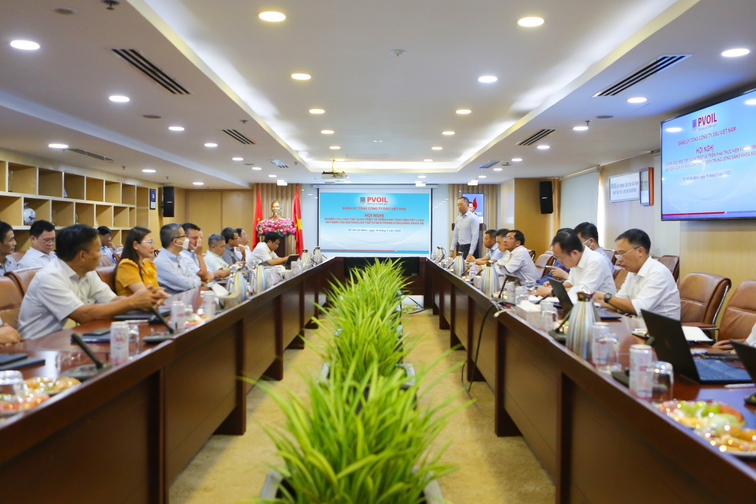 Toàn cảnh Hội nghị nghiên cứu, học tập, quán triệt và triển khai thực hiện Kết luận, Quy định của Hội nghị lần thứ tư Ban Chấp hành Trung ương Đảng khóa XIII