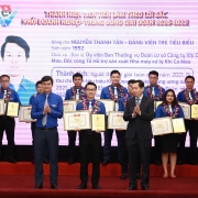 Cán bộ Đoàn KCM được tuyên dương 