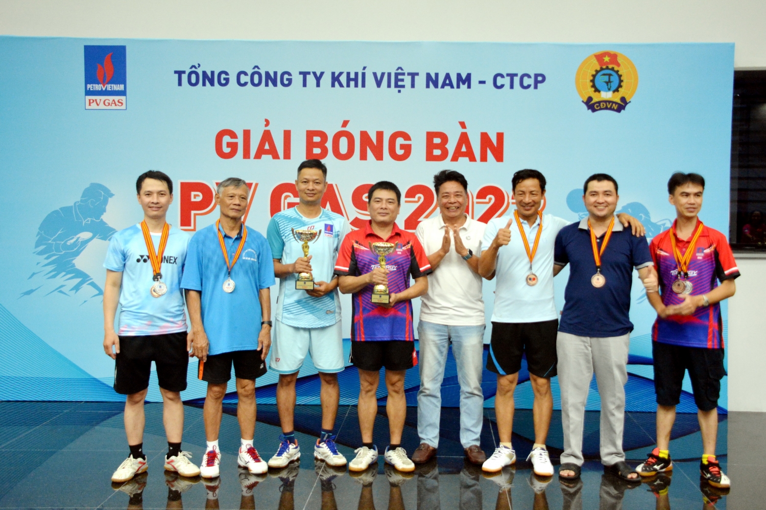 Lễ trao giải được cổ vũ và hoan nghênh, tôn vinh các cây vợt tài nang của PV GAS
