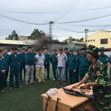 PTSC M&C tổ chức huấn luyện lực lượng tự vệ năm 2019