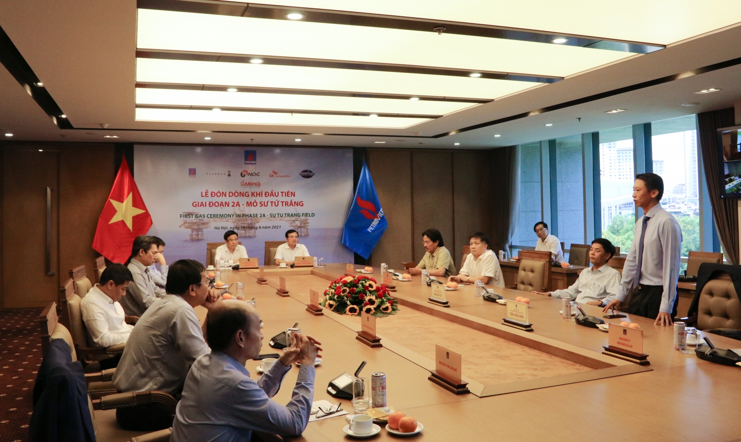 Petrovietnam tổ chức Lễ đón nhận dòng khí đầu tiên tại mỏ Sử Tử Trắng, Giai đoạn 2A