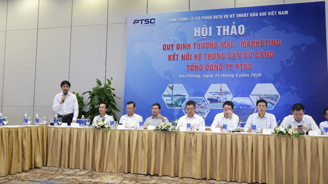 ptsc to chuc hoi thao quy dinh thuong mai marketing va hoi thao ket noi he thong can cu cang