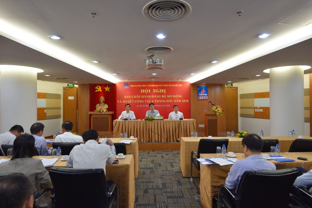 dang bo ptsc to chuc thanh cong hoi nghi ban chap hanh mo rong va so ket cong tac 6 thang dau nam 2020