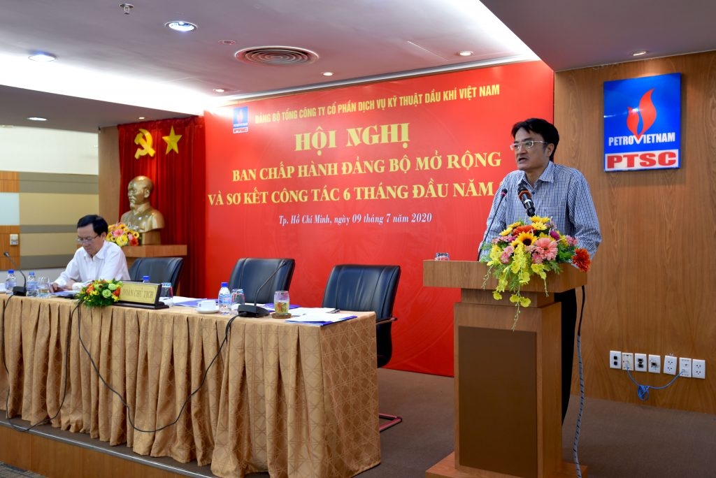 dang bo ptsc to chuc thanh cong hoi nghi ban chap hanh mo rong va so ket cong tac 6 thang dau nam 2020