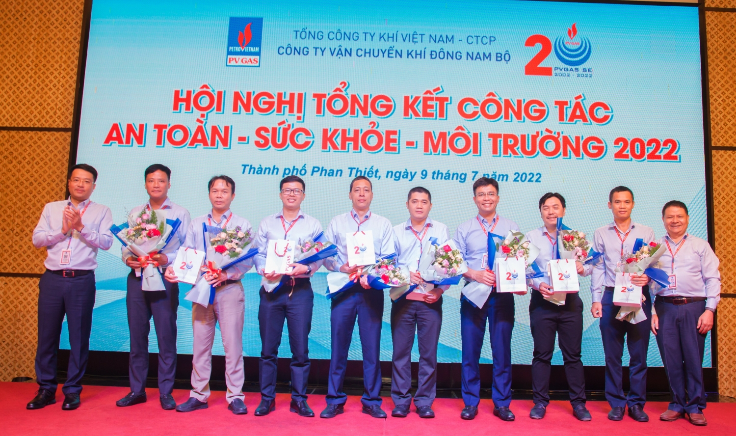 Công ty Vận chuyển khí Đông Nam Bộ tổ chức thành công Hội nghị An toàn – Sức khỏe – Môi trường năm 2022