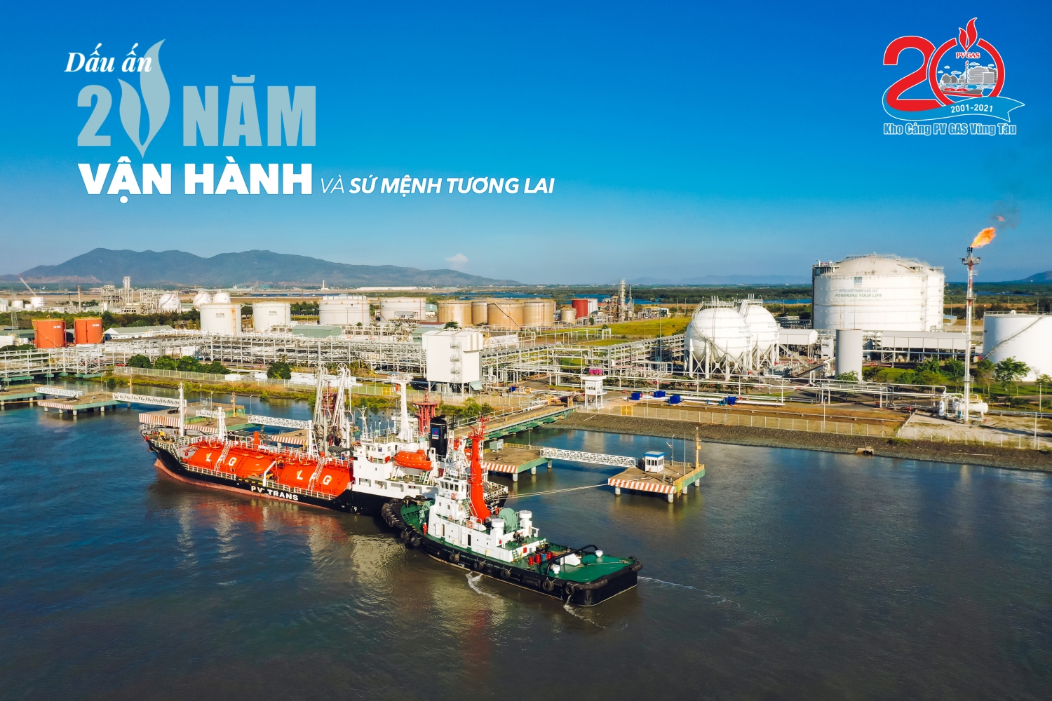 Tháng 8/2021, PV GAS/KVT kỷ niệm tròn 20 năm kể từ ngày đưa KCTV vào vận hành thương mại