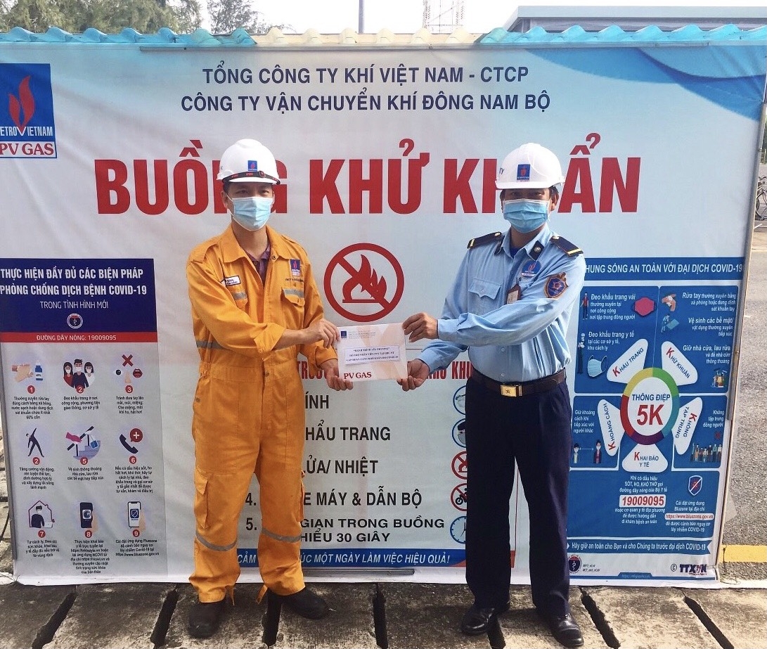 Công đoàn Phân xưởng Vận hành KĐN chia sẻ khó khăn với người lao động trong dịch Covid