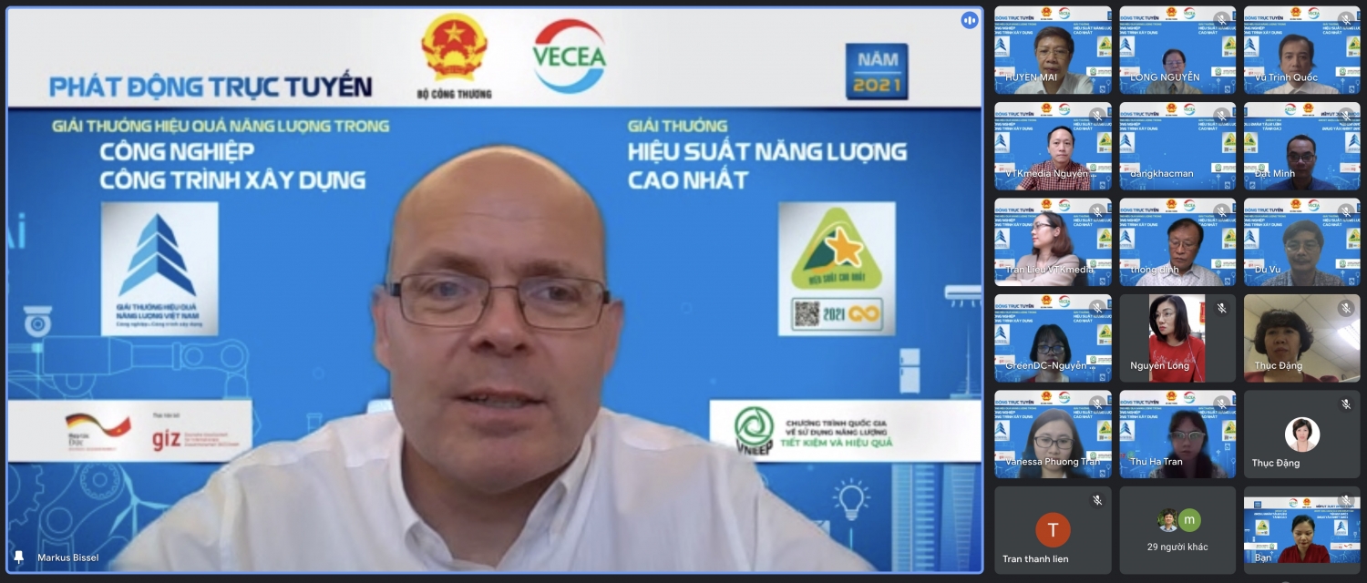 Ông Markus Bissel – Trưởng hợp phần Hiệu quả năng lượng_Dự án 4E.GIZ