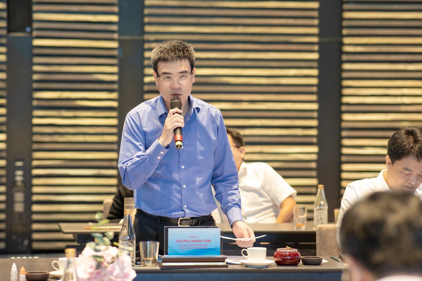 Chủ tịch HĐQT PV GAS Dương Mạnh Sơn phát biểu
