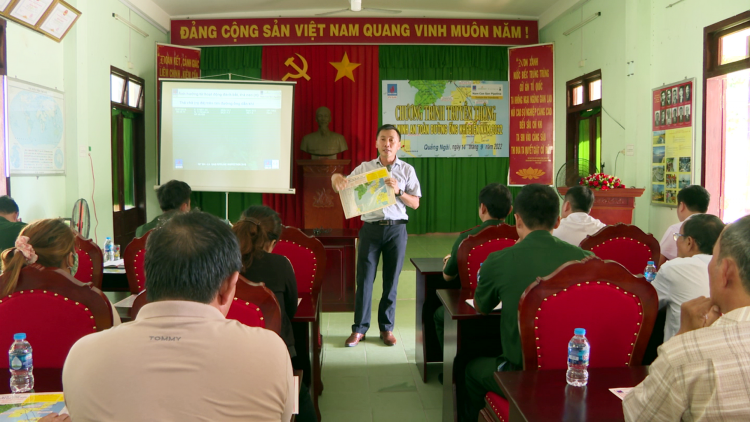 KĐN tổ chức tuyên truyền, vận động ngư dân trên địa bàn Quảng Ngãi chung tay bảo vệ an ninh, an toàn các đường ống vận chuyển khí trên biển