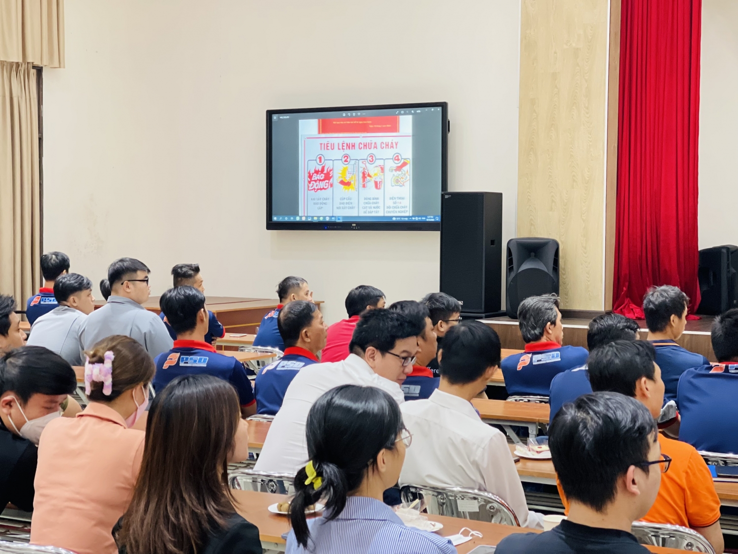 PETROSETCO tăng cường trang bị kiến thức, kỹ năng PCCC cho CBCNV