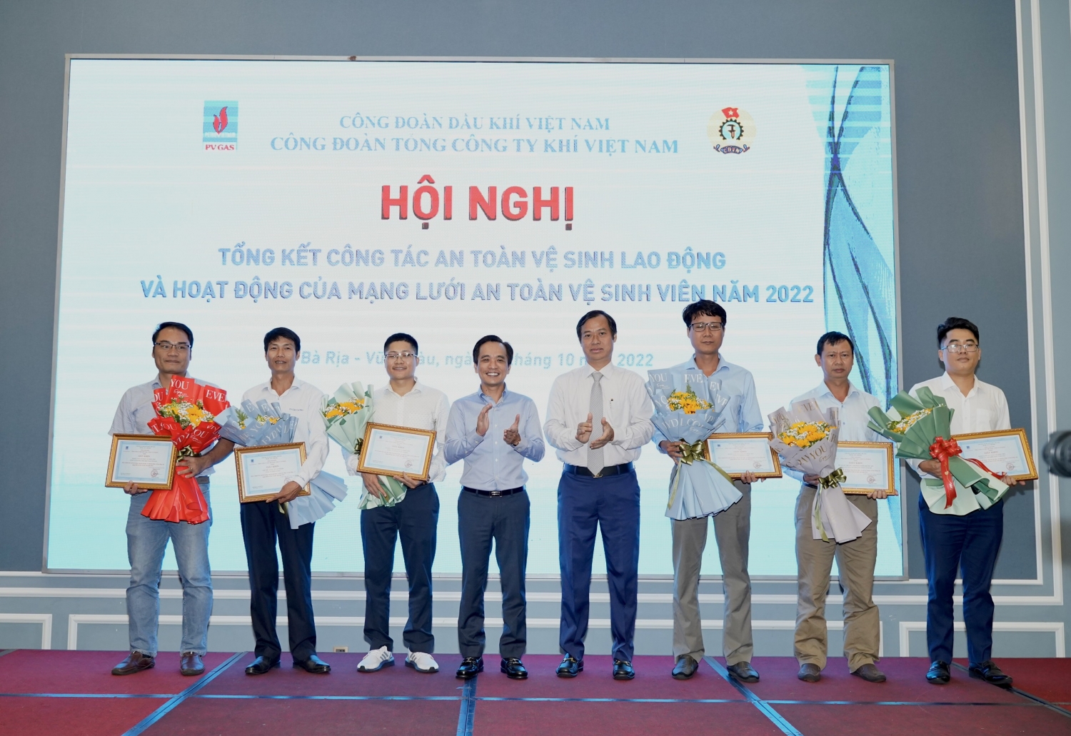 Công đoàn PV GAS tổ chức Hội nghị tổng kết công tác An toàn vệ sinh lao động 2022