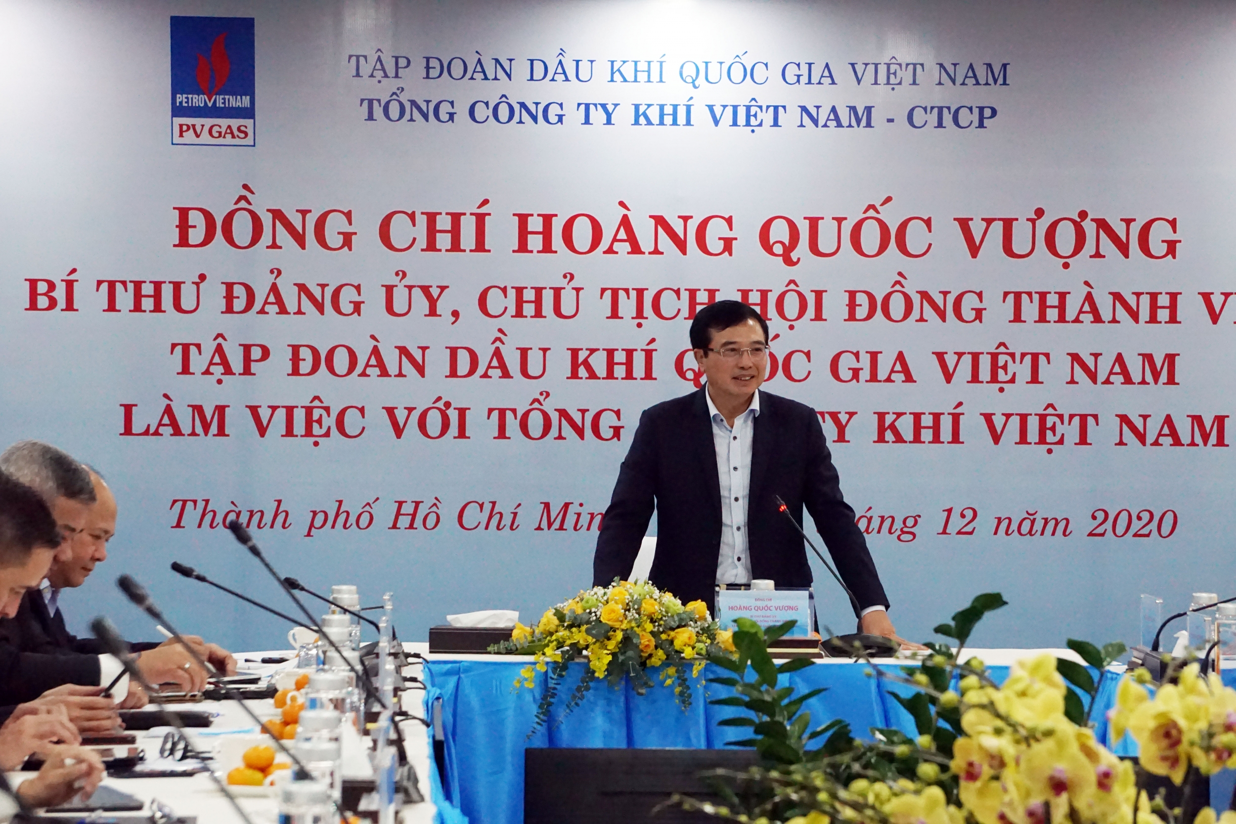 Đồng chí Hoàng Quốc Vượng phát biểu chỉ đạo