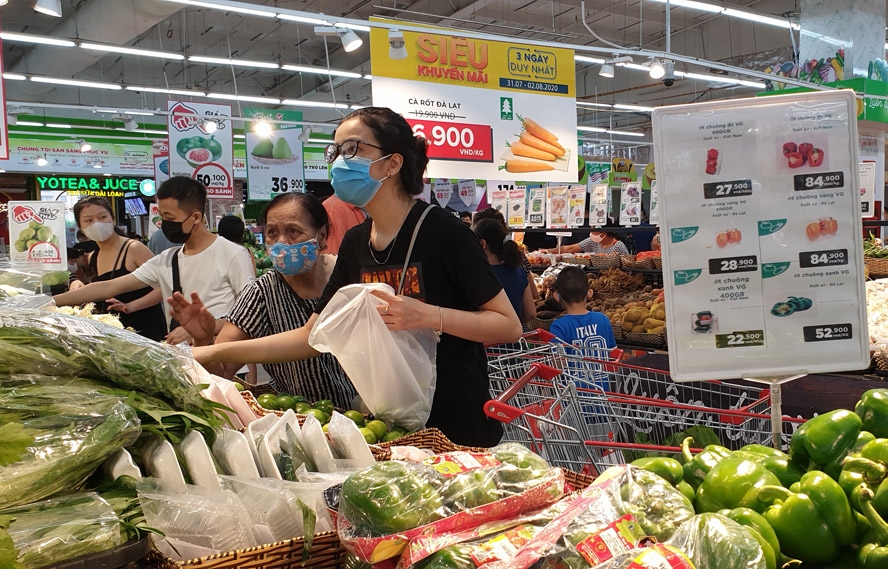 Chỉ số giá tiêu dùng tháng 8 tăng nhẹ Chỉ số giá tiêu dùng tháng 8 tăng nhẹ