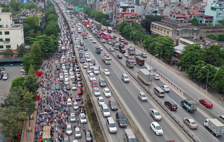 ha noi du kien thu phi oto tu ngoai vanh dai 3 vao noi thanh