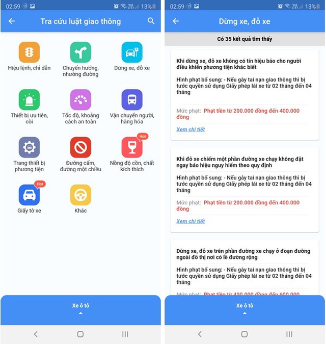 Hướng dẫn tra cứu phạt nguội giao thông bằng ứng dụng trên smartphone - 6