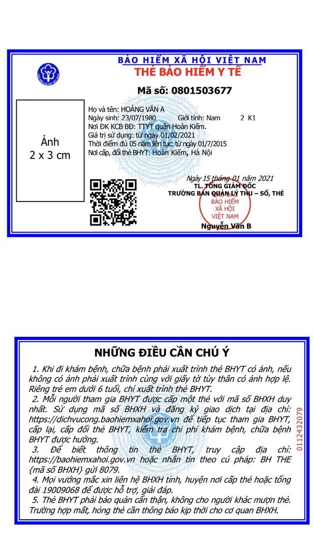 Nóng: Trên 85 triệu người sẽ sử dụng mẫu thẻ BHYT mới từ tháng 4/2021 - 1