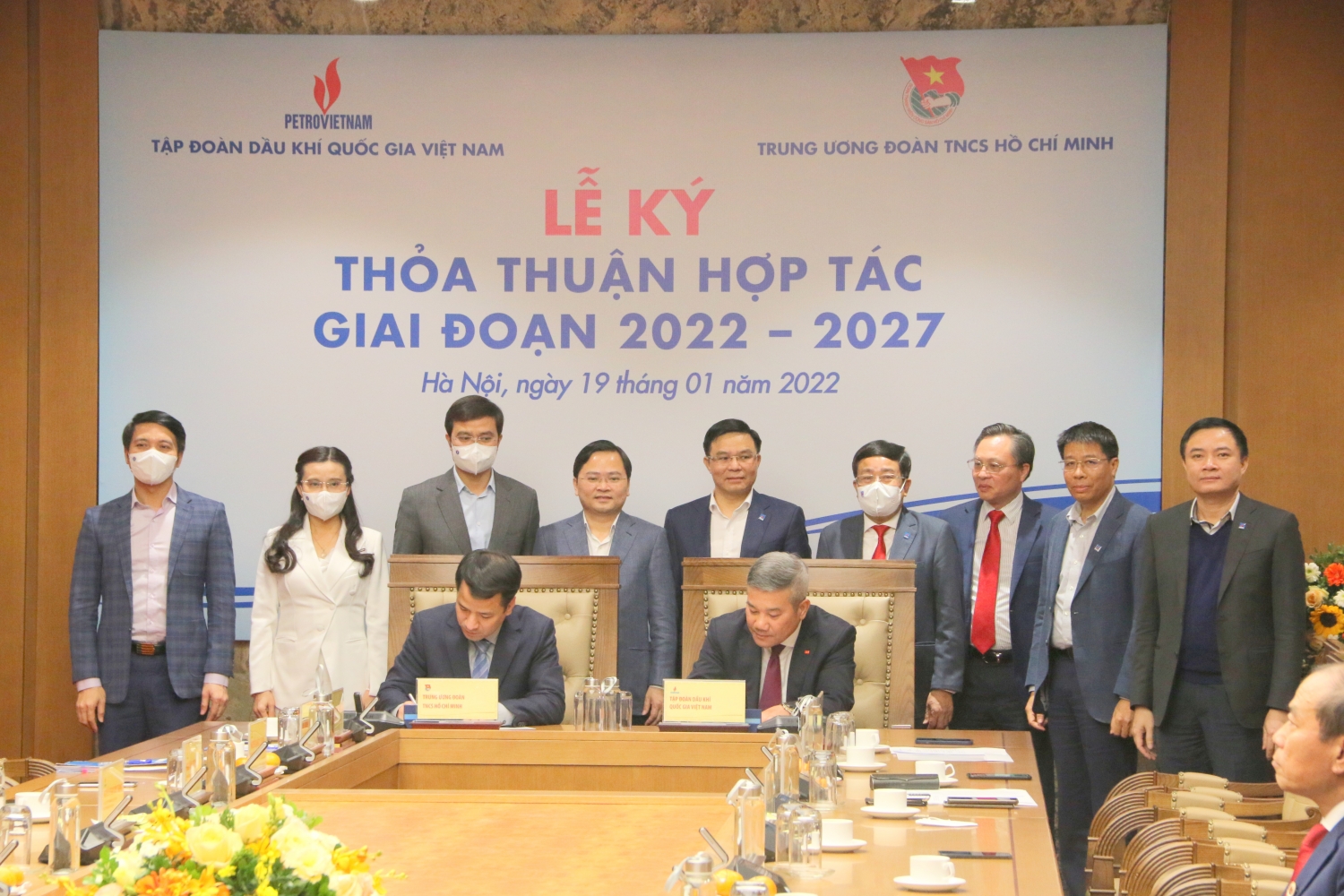 Petrovietnam và Trung ương Đoàn TNCS Hồ Chí Minh ký thỏa thuận hợp tác giai đoạn 2022-2027