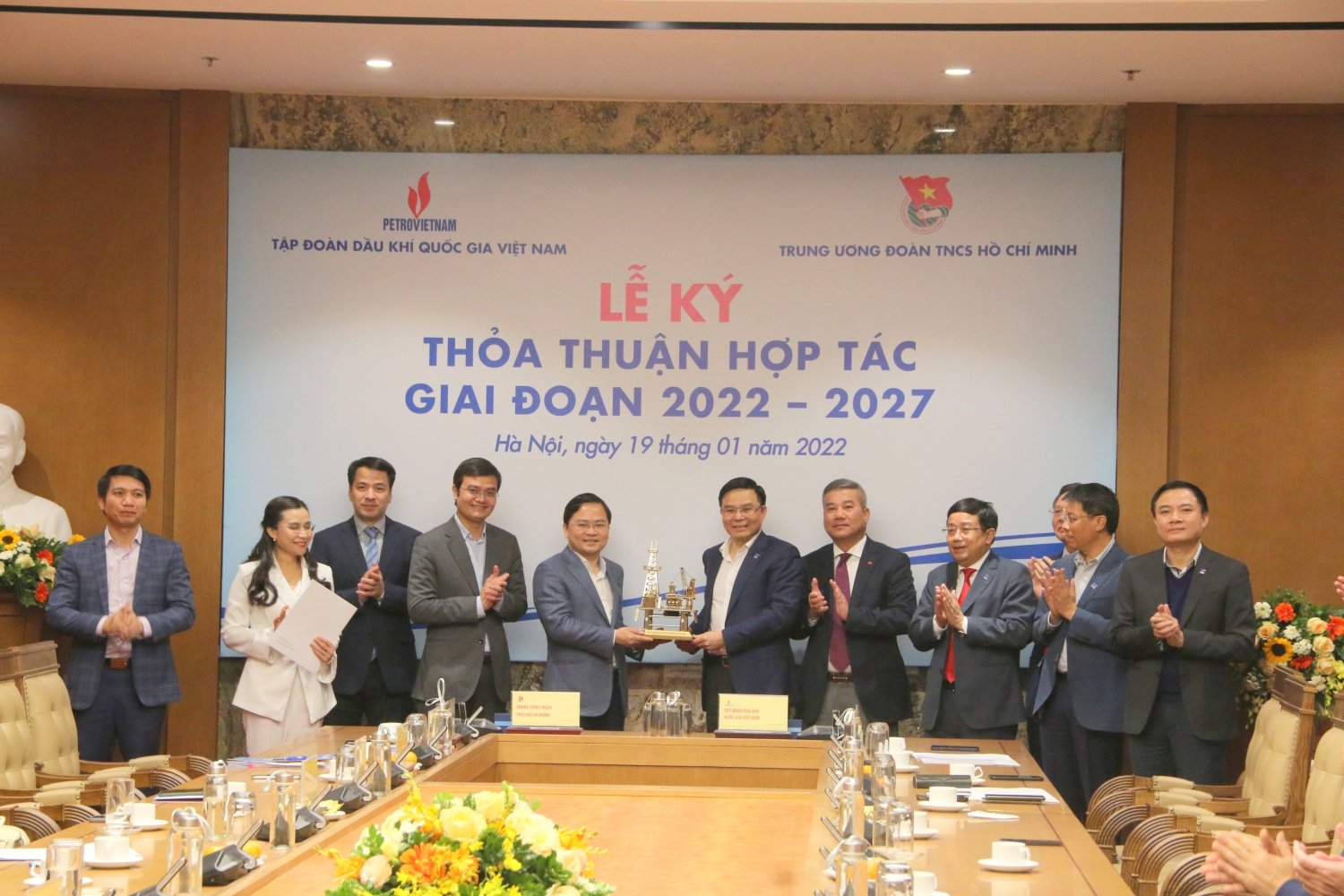 Petrovietnam và Trung ương Đoàn TNCS Hồ Chí Minh ký thỏa thuận hợp tác giai đoạn 2022-2027