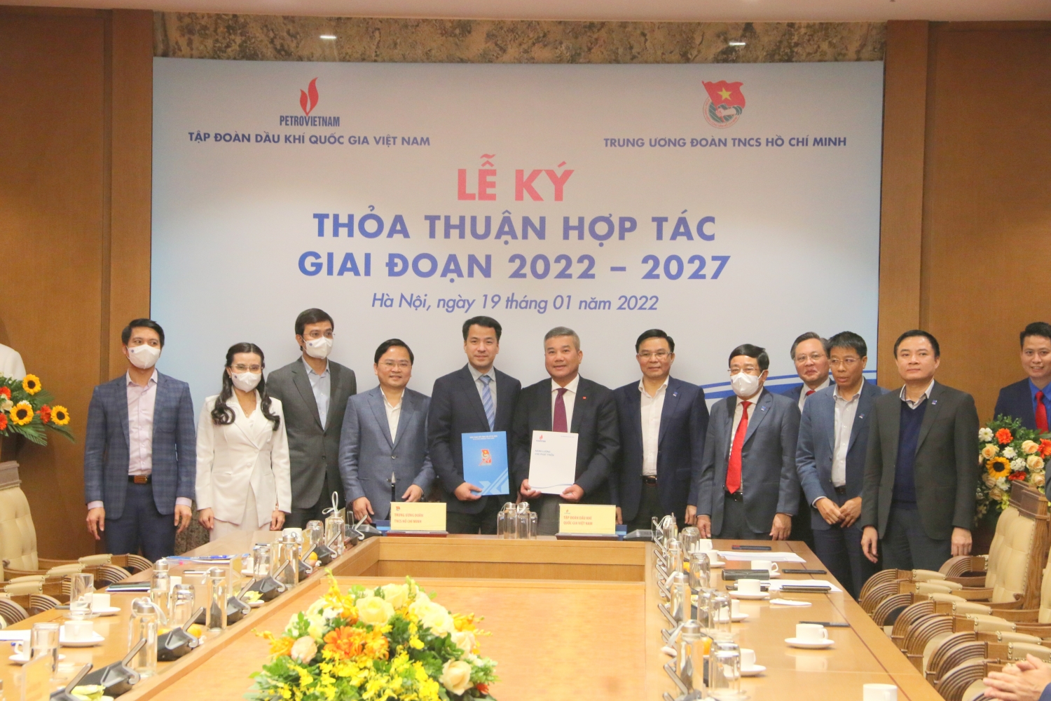 Petrovietnam và Trung ương Đoàn TNCS Hồ Chí Minh ký thỏa thuận hợp tác giai đoạn 2022-2027
