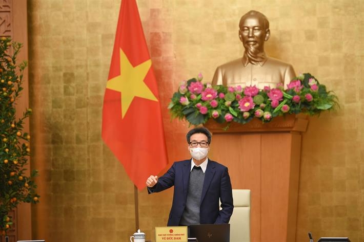 Phó Thủ tướng Chính phủ Vũ Đức Đam phát biểu kết luận cuộc họp
