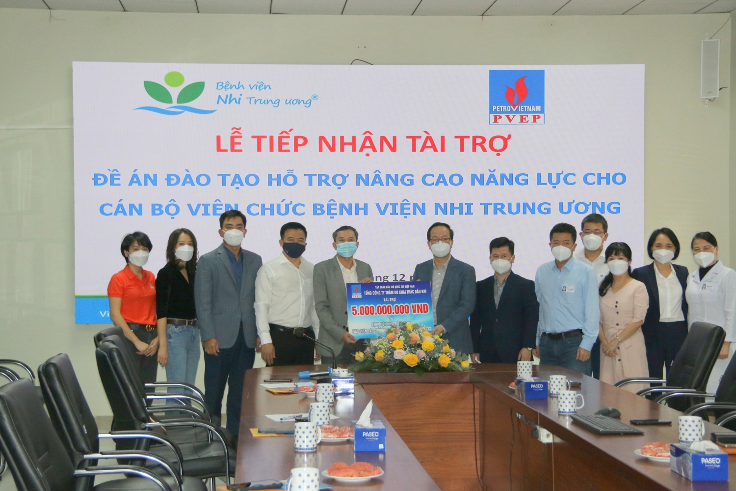 PVEP tài trợ 5 tỷ đồng cho công tác đào tạo, nâng cao năng lực đội ngũ y, bác sĩ Bệnh viện Nhi Trung ương