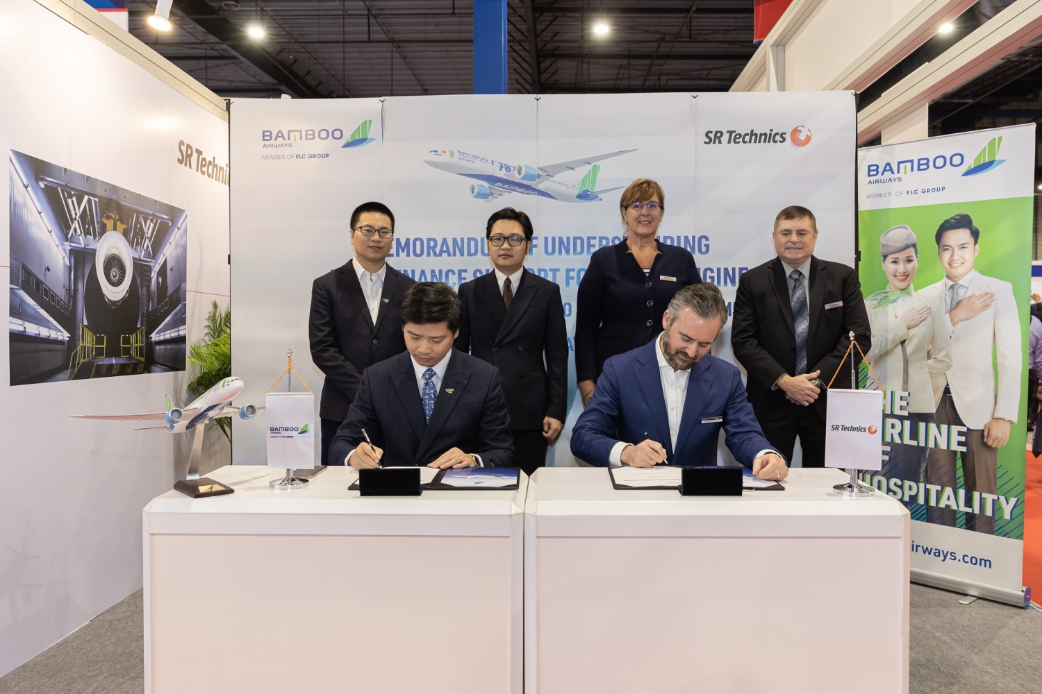 Bamboo Airways ký thỏa thuận động cơ trị giá 60 triệu USD với SR Technics, thảo luận mua Boeing 777X tại Singapore Airshow