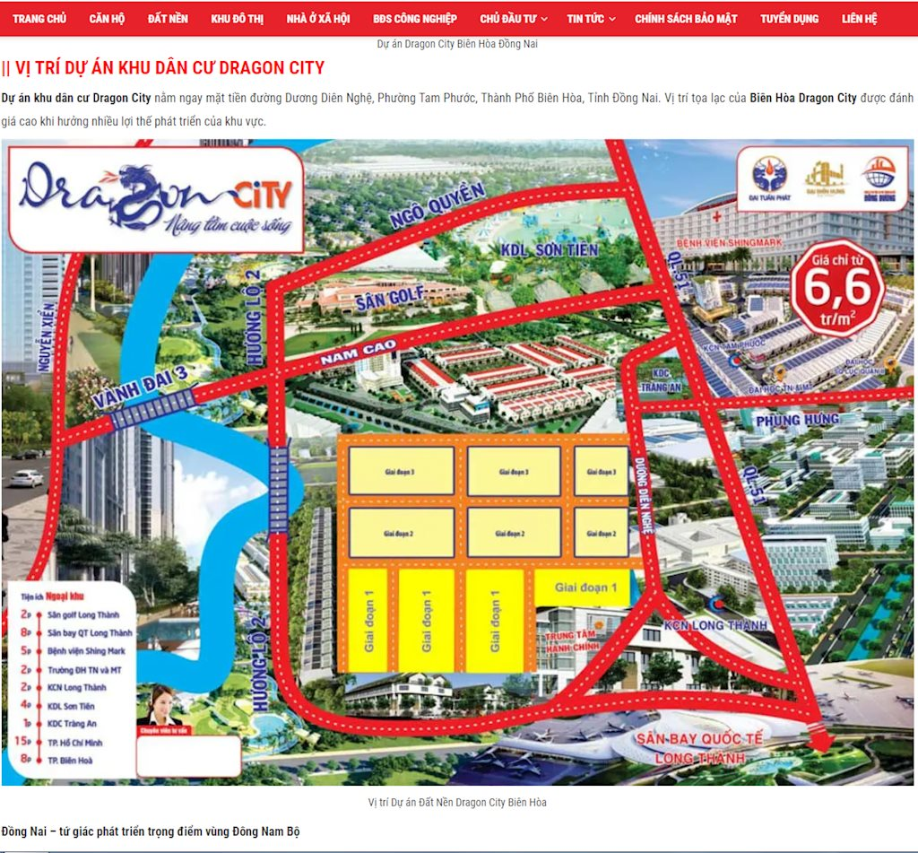 Tin nhanh bất động sản ngày 18/4: Dự án Dragon City không có thật, nhà đầu tư nên cẩn trọng