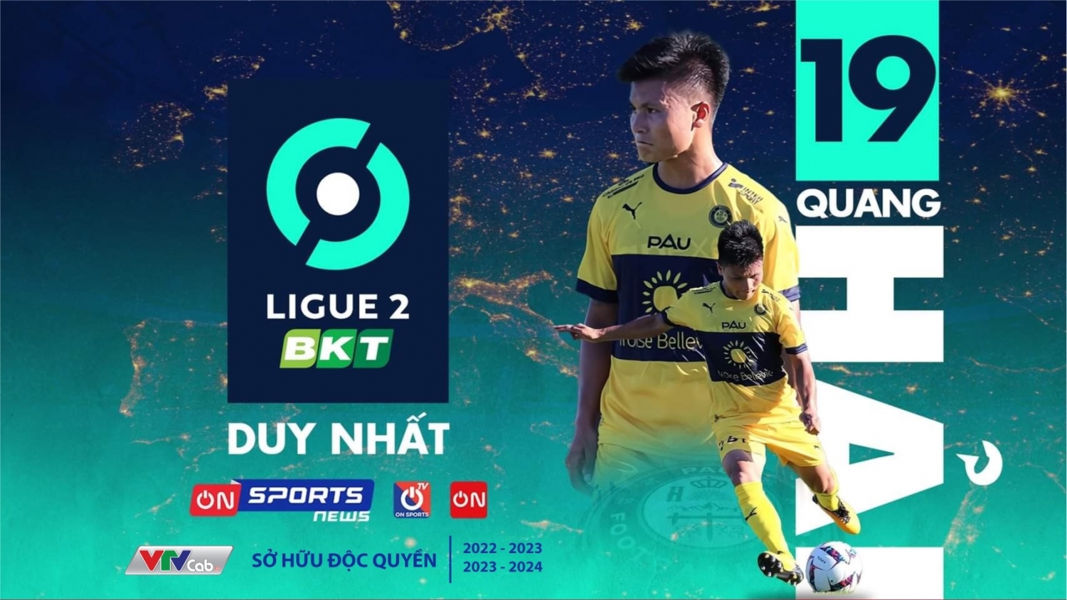 Tin thể thao ngày 19/7: VTVCab mua bản quyền giải đấu League 2 để xem Quang Hải thi đấu