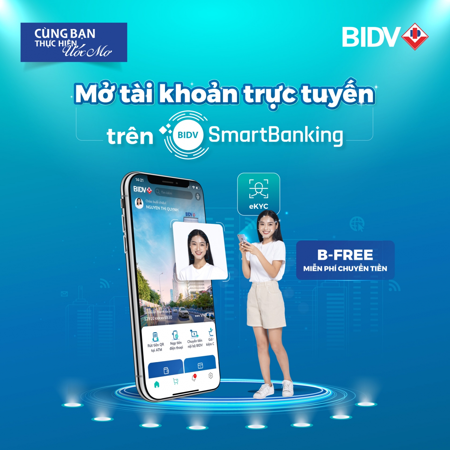 Mở tài khoản BIDV online để nhận bảo hiểm thất nghiệp