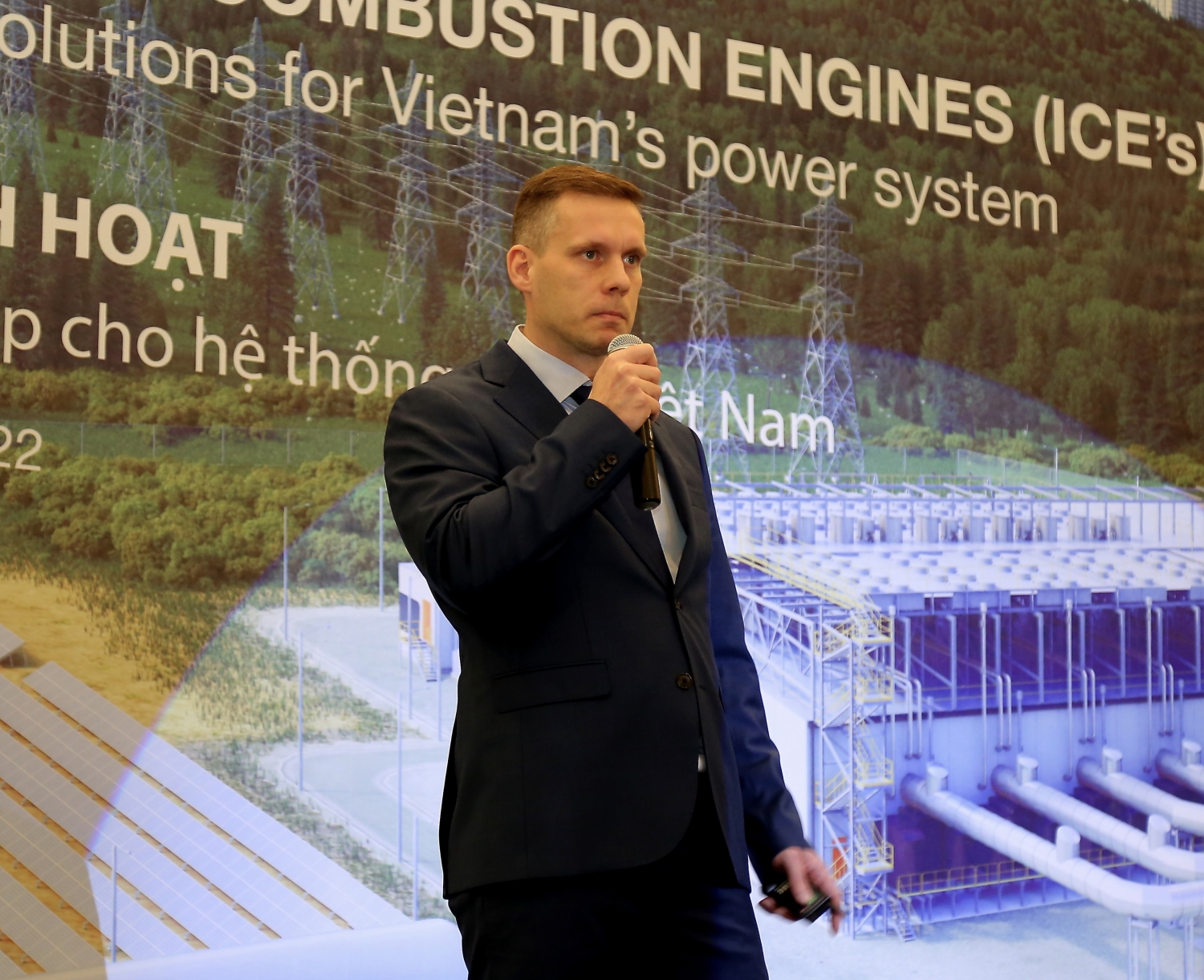 Ông Jarno Häivälä, Chuyên gia về Kỹ thuật Sản xuất, Wärtsilä Phần Lan.