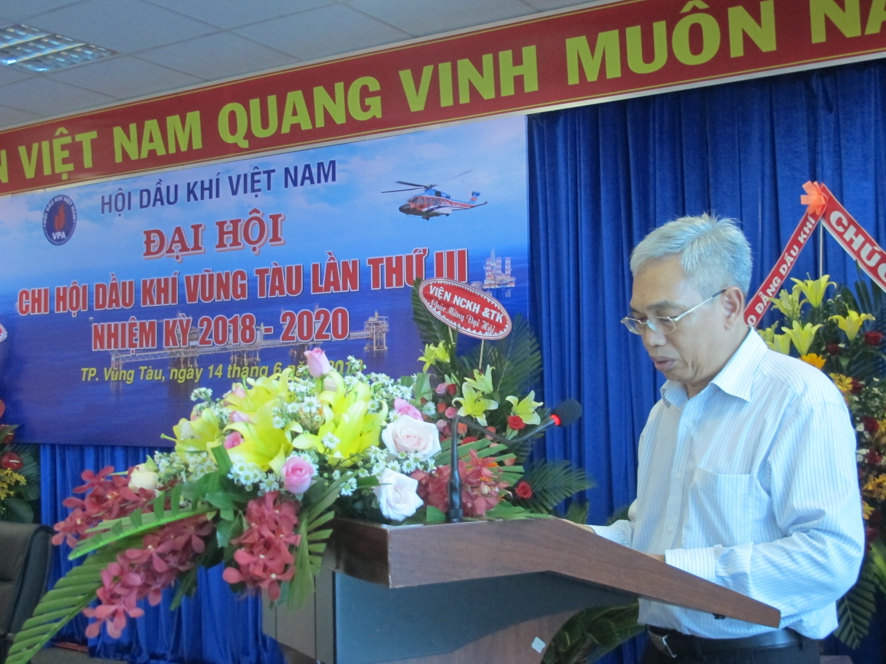 Chi hội Dầu khí Vũng Tàu tổ chức Đại hội lần thứ III, nhiệm kỳ 2018-2020 chi hoi dau khi vung tau to chuc dai hoi lan thu iii nhiem ky 2018 2020