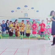 Đổi thay ở trường mầm non được BSR hỗ trợ xây dựng tại Thái Bình