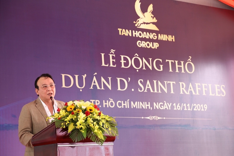 Tân Hoàng Minh động thổ toà cao ốc văn phòng tại đường Nguyễn Thị Minh Khai