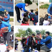 Tuổi trẻ VPI mang “Áo ấm vùng cao” đến với học sinh vùng cao Điện Biên