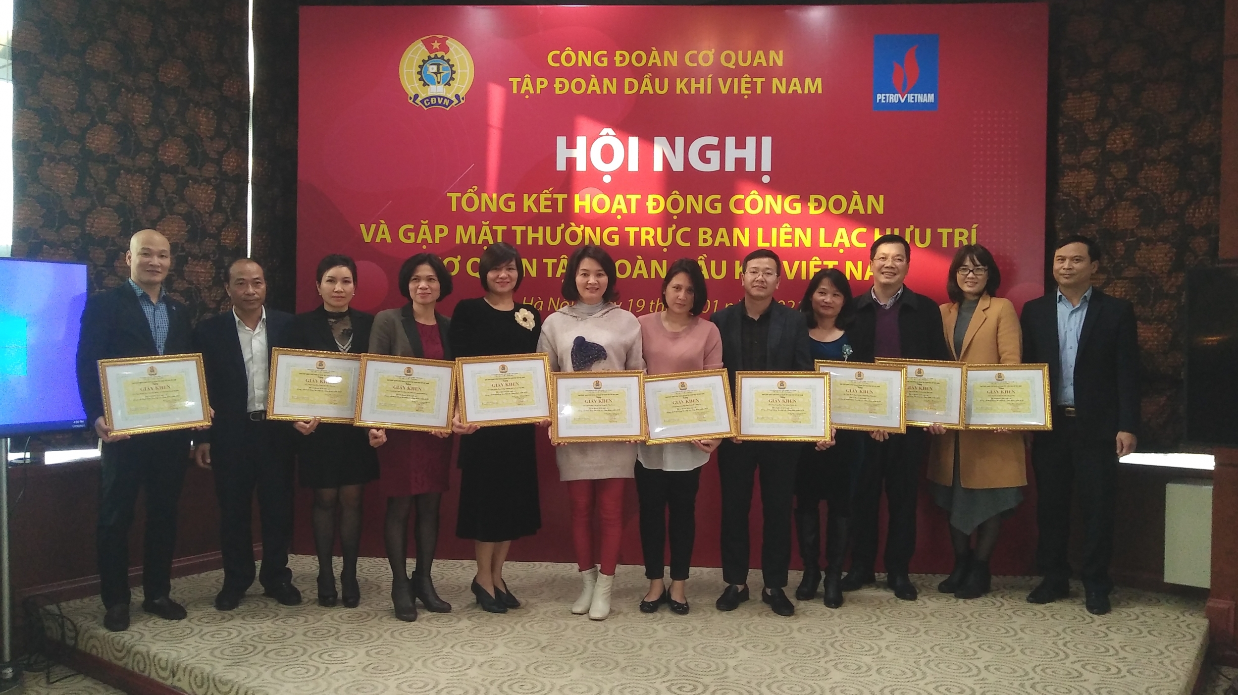 Công đoàn Cơ quan Tập đoàn tổng kết hoạt động năm 2020, triển khai nhiệm vụ năm 2021