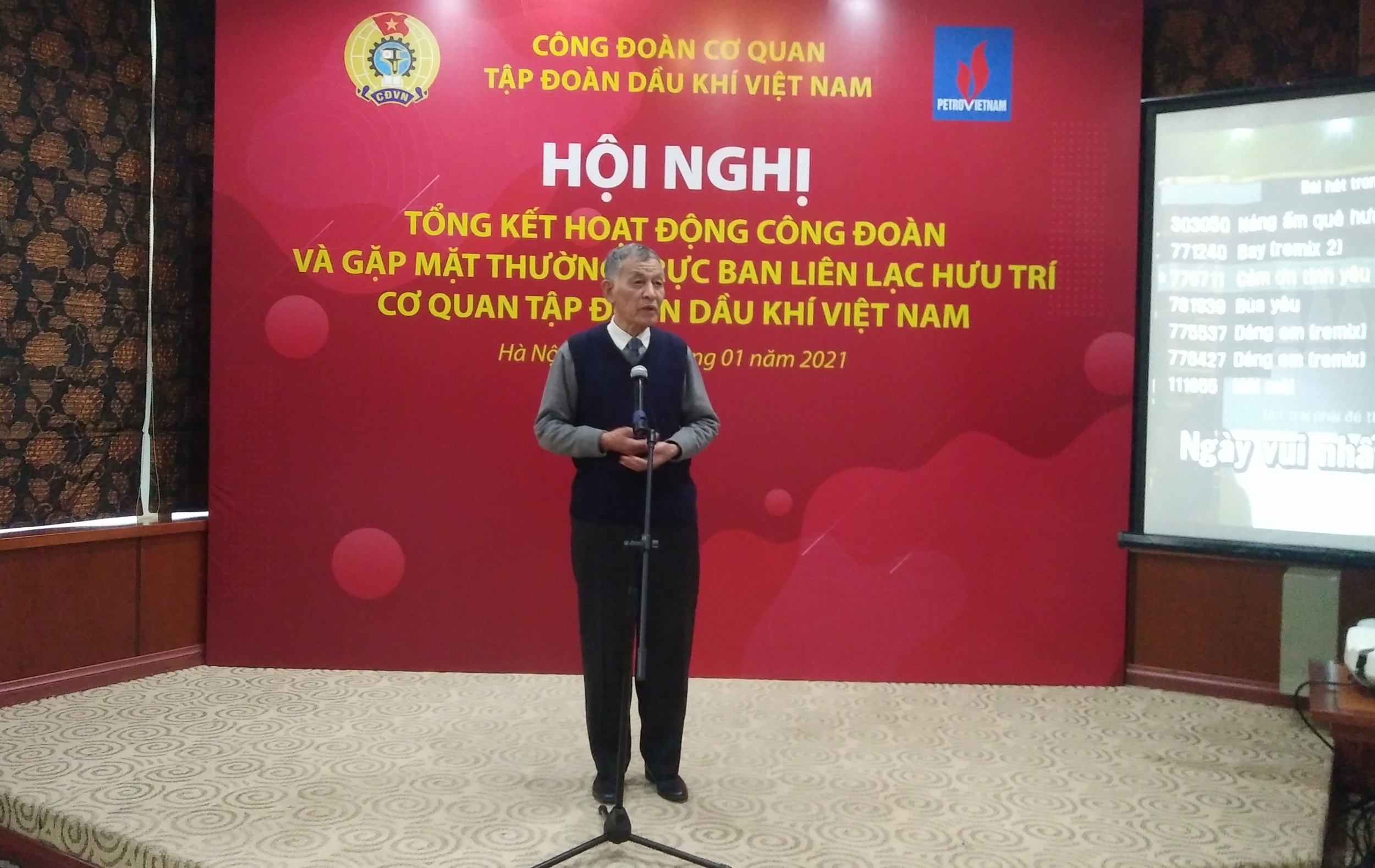 Gặp mặt giao lưu giữa cán bộ công đoàn và Thường trực Ban LLHT Cơ quan Tập đoàn
