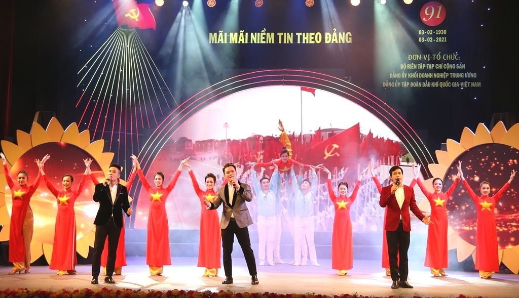 Petrovietnam đồng hành cùng chương trình nghệ thuật “Mãi mãi niềm tin theo Đảng”