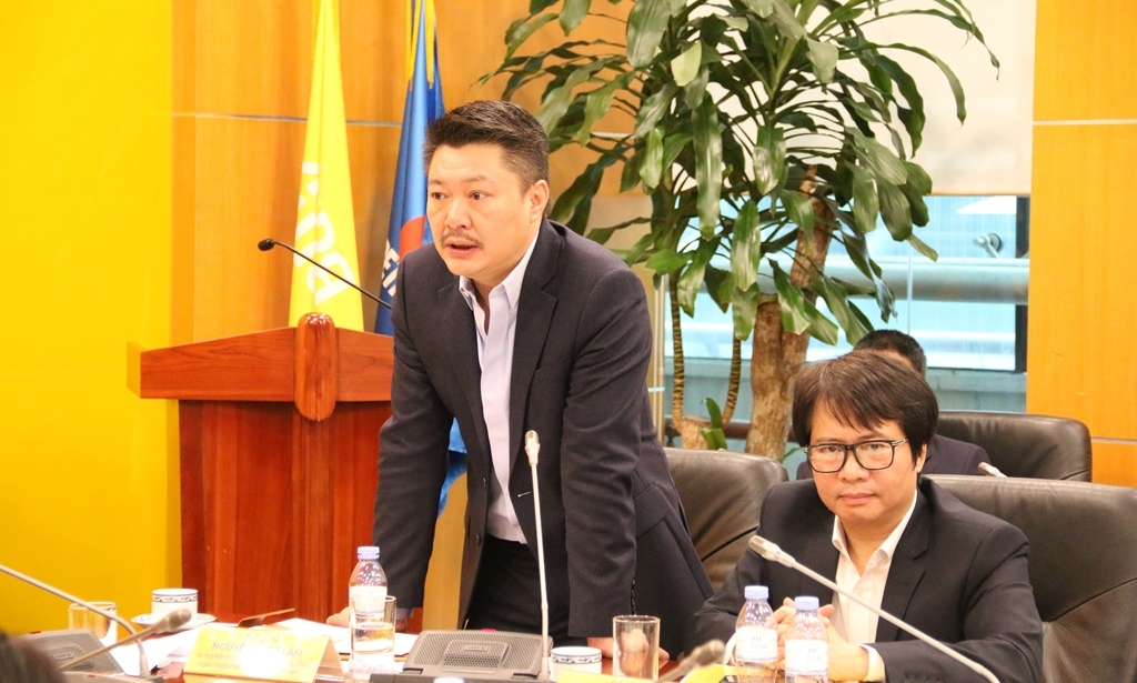 Chủ tịch HĐTV Petrovietnam Hoàng Quốc Vượng làm việc với PVcomBank