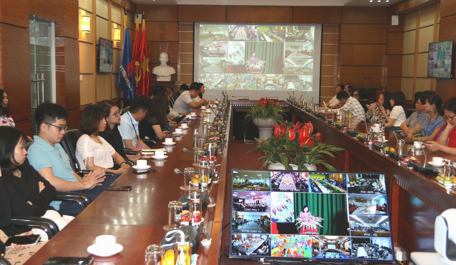 Công đoàn Cơ quan Tập đoàn hưởng ứng Lễ phát động Tháng Công nhân, Tháng Hành động về ATVSLĐ năm 2021