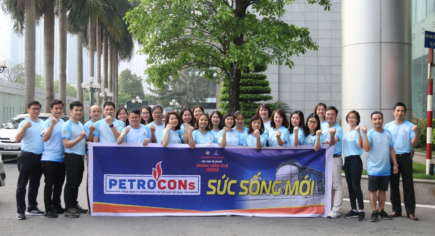 Công đoàn PETROCONs tích cực tham gia giải chạy bộ online “Xuân Dầu khí 2022”
