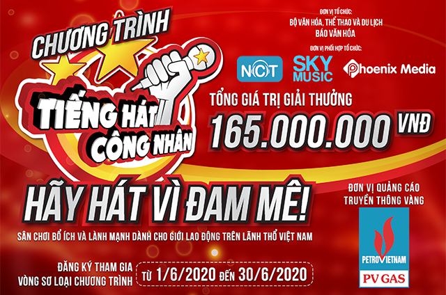 pv gas dong hanh cung cuoc thi tieng hat cong nhan
