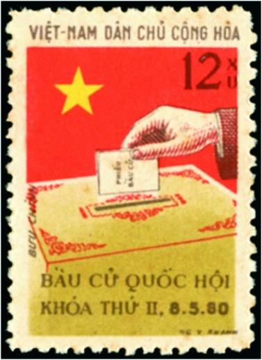 Bầu cử Quốc hội trên tem bưu chính