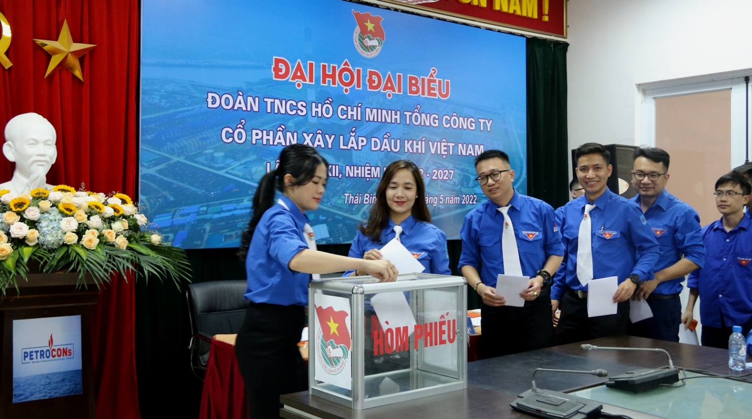 Đoàn PETROCONs tổ chức thành công Đại hội Đại biểu lần thứ XII, nhiệm kỳ 2022 - 2027