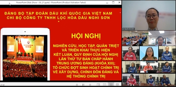 NSRP tổ chức Hội nghị quán triệt Nghị quyết Hội nghị Trung ương 4 khoá XIII và sinh hoạt chính trị chủ đề “Tự soi - Tự sửa”