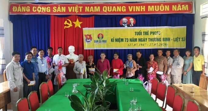 tuoi tre pvn to chuc nhieu hoat dong tri an ngay thuong binh liet si