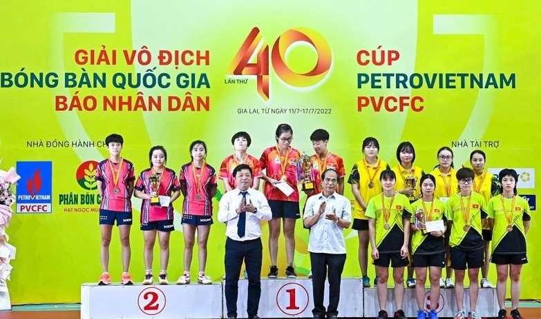 Bế mạc Giải bóng bàn tranh cúp Petrovietnam - PVCFC 2022
