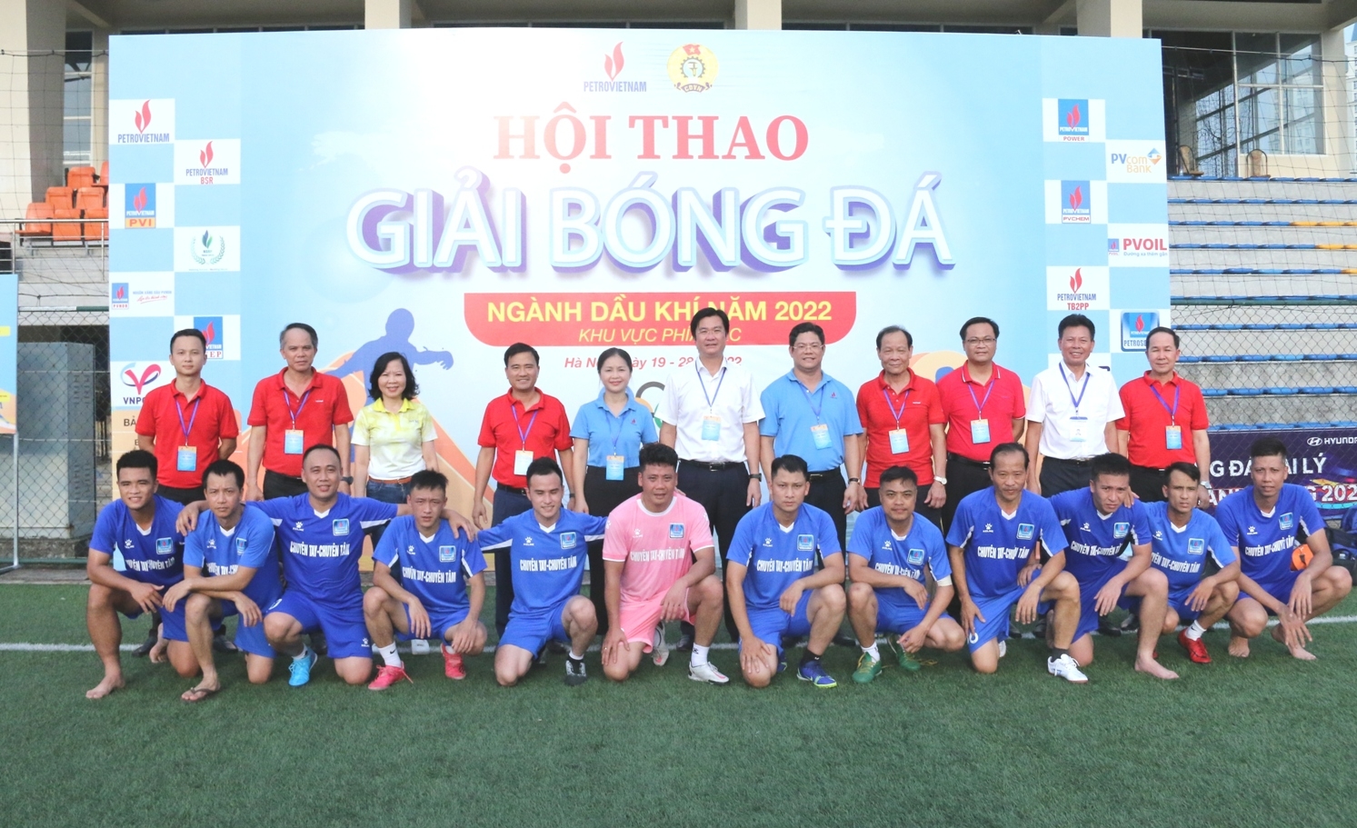 Đội bóng đá nam PTSC vô địch Hội thao ngành Dầu khí khu vực phía Bắc năm 2022