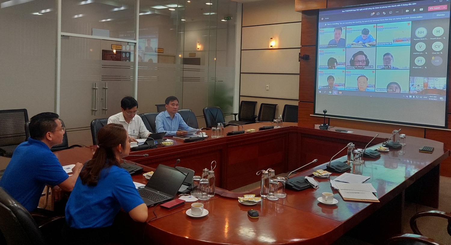 Đoàn Thanh niên Tập đoàn sơ kết công tác Đoàn 9 tháng đầu năm 2021