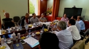 Lãnh đạo VPA làm việc tại Chi hội Dầu khí Thái Bình